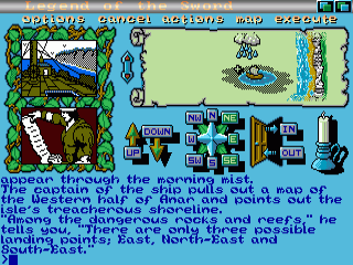 Legend Of The Sword screenshot 2 for Amiga